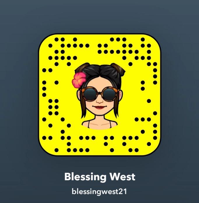 Add me on Snapchat: blessingwest21