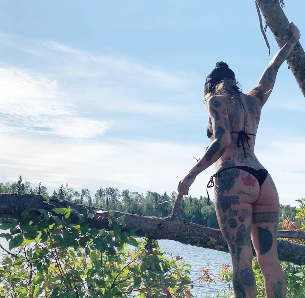 Kandy is in POWELL RIVER , tattooed goddess