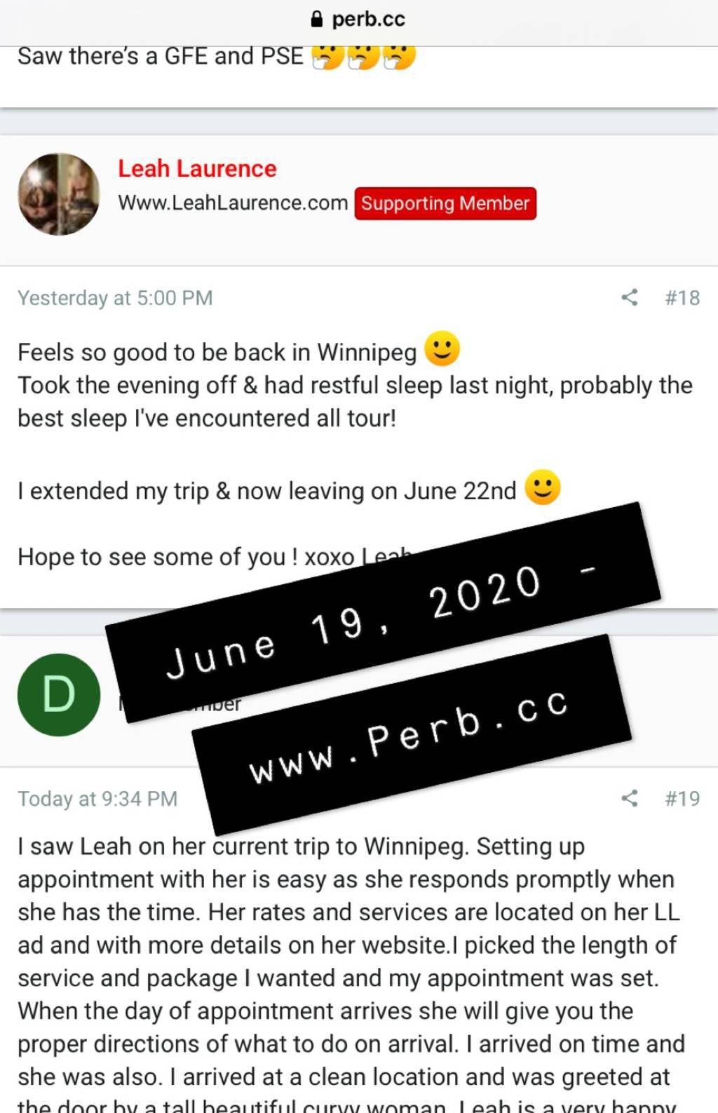 _____ ★ DDD Reviewed Blonde Leah Laurence ★ _____ YEG 28-2